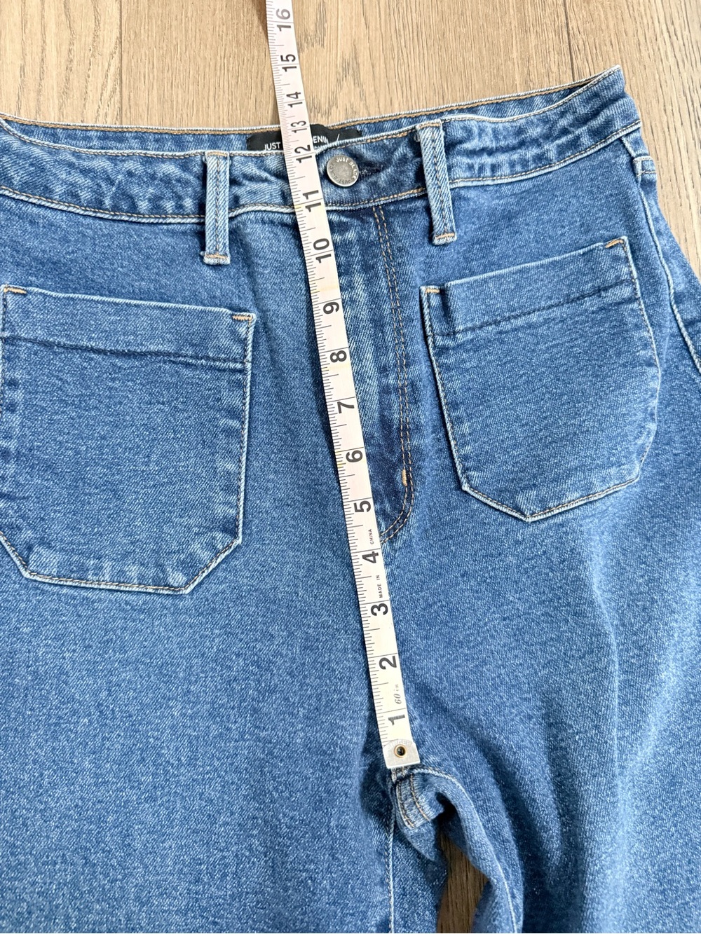 Just Black Denim Sailor Pocket Wide Leg Jeans 29 - Picture 9 of 12